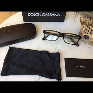 Dolce&Gabbana DG3129 2596 Striped Gray Eyeglasses